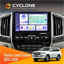 Штатна магнітола Toyota Land Cruiser (200) 2015-2019 Cyclone C9-011 4x64, DSP Cyclone (НФ-00007162)