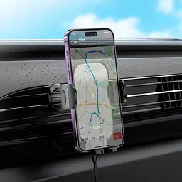 Тримач HOCO Journey wireless fast charging HW4 (air outlet) - мініатюра 9
