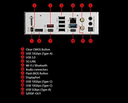 Материнська плата MSI B850 Gaming Plus WiFi Socket AM5 - мініатюра 9