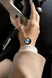 Брелок з жовтого золота BMW (БМВ) (з9013.1) - мініатюра 2