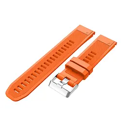 Ремінець ArmorStandart Silicone Line для Garmin 22mm Orange (ARM88489) - мініатюра 2