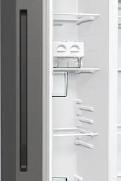 Холодильник Gorenje SBS 179х67х92см 2 двері 356(191) л А++ NF+ матовий сірий (NRR9185EAXL) - мініатюра 9