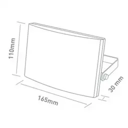 Світлодіодний прожектор Maxus FL-03 2550лм IP65 5000K 30W - мініатюра 2