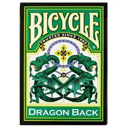 Карти гральні United States Playing Card Company Bicycle Dragon Back (green) (ВР_КИБДБГ)