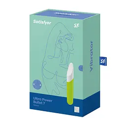 Мінівібратор із гнучким язичком Satisfyer Ultra Power Bullet 7 Green - мініатюра 7