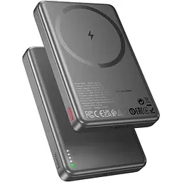 Зовнішній акумулятор Hoco Q26A Joy MagSafe 10000 mAh 20W Metal Gray [117332] - мініатюра 4