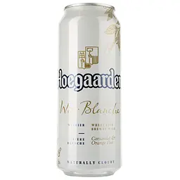 Пиво Hoegaarden Wit Blanche світле 4.9% з/б 0.5 л (478563)