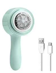 Машинка для стрижки катишків Lint Remover 668 акумуляторна 3 Вт Бірюзовий