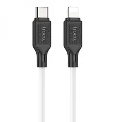 Кабель Hoco X90 Cool silicone PD charging data cable for Lightning White