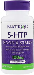 5-гідрокси L-триптофан Natrol 5-НТР 100 мг 30 капс