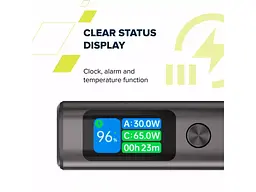 Зовнішній акумулятор (Power Bank) Canyon OnPower 230 20000mAh 130W Dark Grey (CNS-CPB230DG) - мініатюра 2