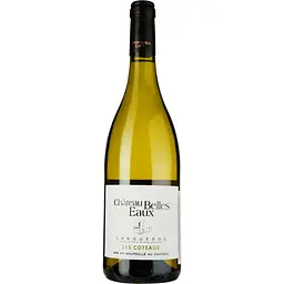 Вино Chateau Belles Eaux Les Coteaux Blanc 2021 AOP Languedoc AOP біле сухе 0.75 л - мініатюра 2