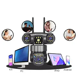 Вулична поворотна камера 4G smart camera / Камера відеоспостереження SO-14 - мініатюра 2