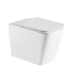 Унітаз підлоговий приставний Mixxus Premium Quadro-0701-R 600x355x410mm, система змиву Rimless MP6590, Білий - мініатюра 3