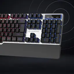 Клавіатура USB GamePro GK599 Stinger RGB Grey (GK599) UA - мініатюра 7