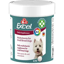 Вітаміни для собак 8in1 Excel Multi Vitamin 70 таблеток (660471 /109372) - мініатюра 4