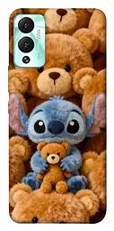 TPU чохол Demsky Stitch teddy bears для Infinix Hot 12 Play