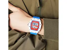 Чоловічий наручний годинник 2296BU Blue Skmei acs0030044 - мініатюра 5