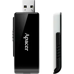 USB флеш-накопичувач Apacer AH350 64GB USB-A 3.0 Black (AP64GAH350B-1) [40398] - мініатюра 3