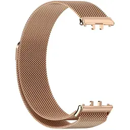 Ремінець DK для Samsung Galaxy Fit3 (R390) Metal Milanese Loop Magnetic (rose gold) - мініатюра 2