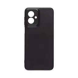 Чехол-накладка для смартфона Motorola G55 5G противоударный, силиконовый, термополиуретановый (ТПУ), с защитой камеры и корпуса, черный, защита всего корпуса, ArmorStandart (ARM81199)