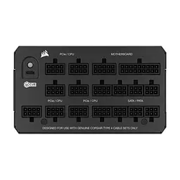 Блок живлення Corsair 1200W HX1200i (CP-9020307-EU) - мініатюра 4