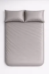Комплект наволочок Ecotton 50х70 см із сатину 2 шт (арт. 15-4503 Chateau Grey) кремовий (24737) - мініатюра 3