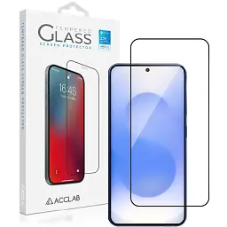Скло захисне ACCLAB Full Glue Samsung Galaxy S25 Black (1283126609770)
