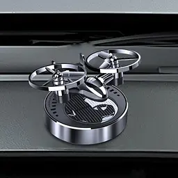 Ароматизатор автомобільний Дрон X3 на сонячній батареї Silver (Океан) - мініатюра 4