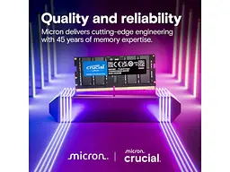Пам'ять для ноутбуків Crucial 32 GB SO-DIMM DDR5 6400 MHz (CT32G64C52CS5) - мініатюра 3
