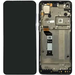 Дисплей Motorola XT1970 One Vision чорний, оригінал PRC, із рамкою чорного кольору, Bronze Gradient