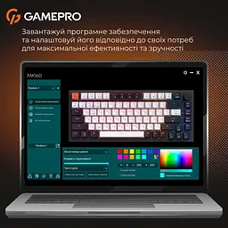 Клавіатура GamePro MK160 V2 Warden QLAB Sakura Black (MK160-V2-B-QS) - мініатюра 15