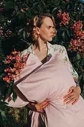 Комплект постільної білизни сатин 100% бавовна рожевий Baby Pink - двоспальний - мініатюра 3