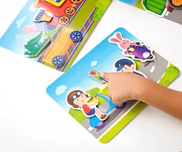 Гра з липучками Vladi Toys Транспорт (VT1302-28) - мініатюра 3
