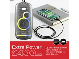Портативна колонка Energizer BTS164 Black - мініатюра 10