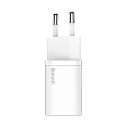 Мережевий зарядний пристрій Baseus 20W Super PD Charger + Cable USB-C to Lightning White (TZCCSUP-B02) [66717] - мініатюра 3