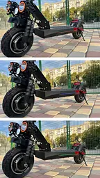Електросамокат KUGOO M4 Max+ Plus NFC key | DUAL motor 23Ah 2000W | ПОВНОПРИВІДНИЙ  (без сидіння) - мініатюра 17