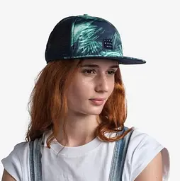 Кепка Buff Trucker Cap Kingara, Night Blue L/XL Синій-Зелений - мініатюра 4