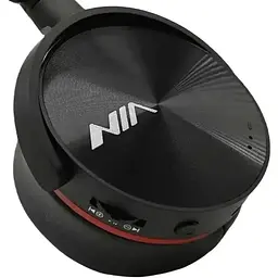 Бездротові навушники Nia Q6 Bluetooth з функцією плеєра Black - мініатюра 4