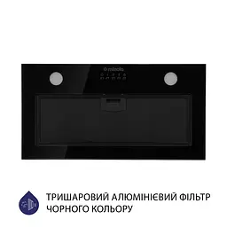 Витяжка Minola HBI 52622 BL GLASS 700 LED (повновбудована) - мініатюра 4