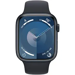 Смарт-годинник Apple Watch Series 9 GPS, 45mm, Midnight, Midnight Sport Band, M/L (Grade B) Seller Refurbished - мініатюра 2