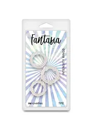 Набір ерекційних кілець NS Novelties Fantasia, 3 шт (білий) - мініатюра 3