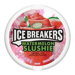 Льодяники драже Ice Breakers Watermelon Slushie Sugar Free Mints