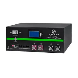 Акумуляторна батарея літій-залізо-фосфатна 48В 10240Втг Kraft KRF-48/200BRM LiFePO4 монтаж в стійку 19" (42-00085)