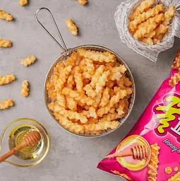 Чипси медові Nongshim Twist snack Honey Flavoured Honey&Apple 75 г - мініатюра 2