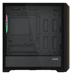 Корпус SAMA Z60 без БЖ (Z60-BKAWA4X1-GL) Black - мініатюра 3