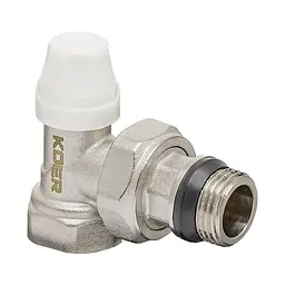 Комплект для підключення радіатора Koer 1/2"x1/2" осьовий з термоголовкою SET-13 KR3176 - мініатюра 4