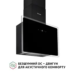 Витяжка декоративна похила Perfelli RIVA NERO - мініатюра 3