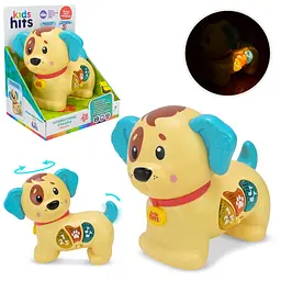 Інтерактивна музична іграшка-цуценя зі світловими ефектами Kids hits (KH68/001)