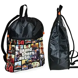 Шкільний рюкзак дитячий GTA Grand Theft Auto + Сумка для взуття спортивної форми рюкзак-мішок хлопчикові (01915) - мініатюра 2